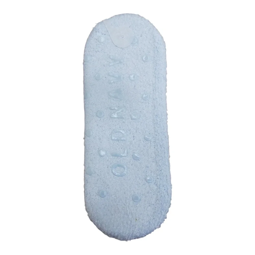 Old Navy Cozy Gripper Socks Women One Size Blue New Bear Heart No Show Slipper